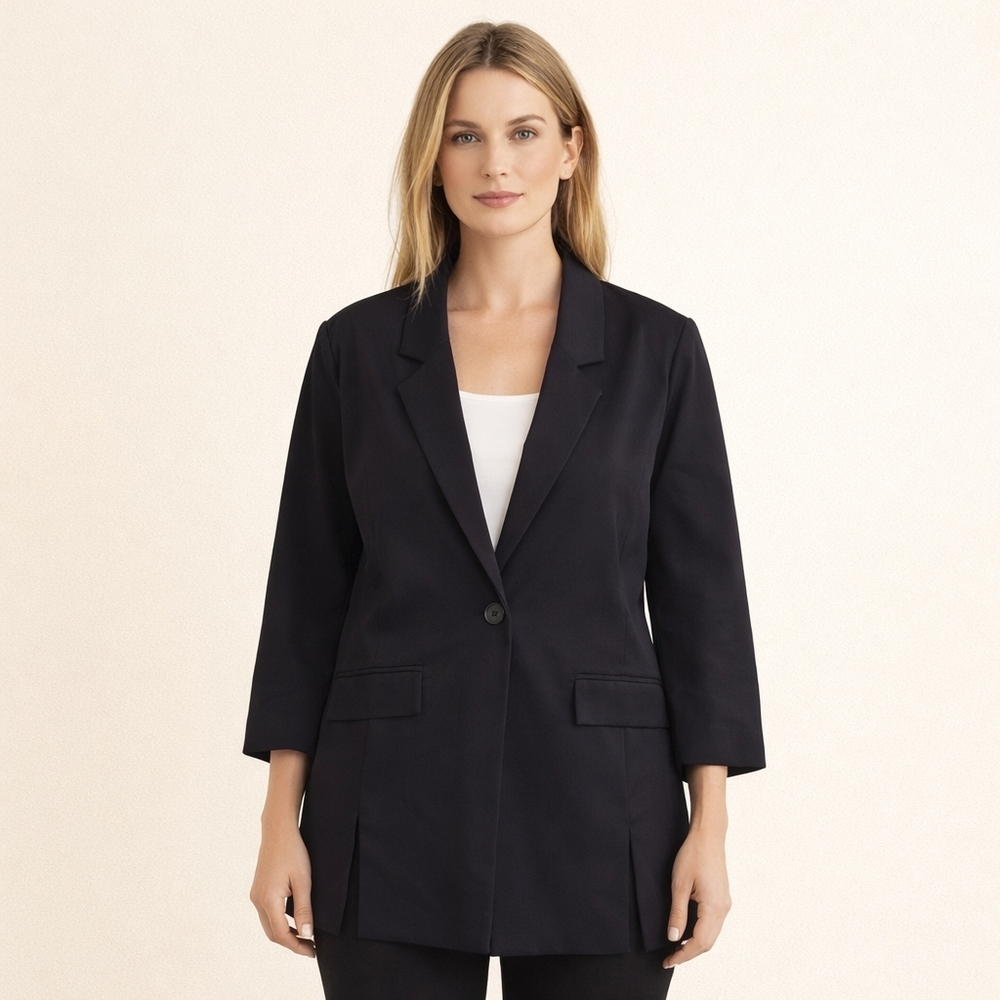 Diane Gilman Women's Black Blazer Size L